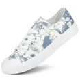 thumbnail image 6 of JENN ARDOR Women's Canvas Sneakers Low Top Shoes Clearance Women Shoes Blue Print Size 7, 6 of 8