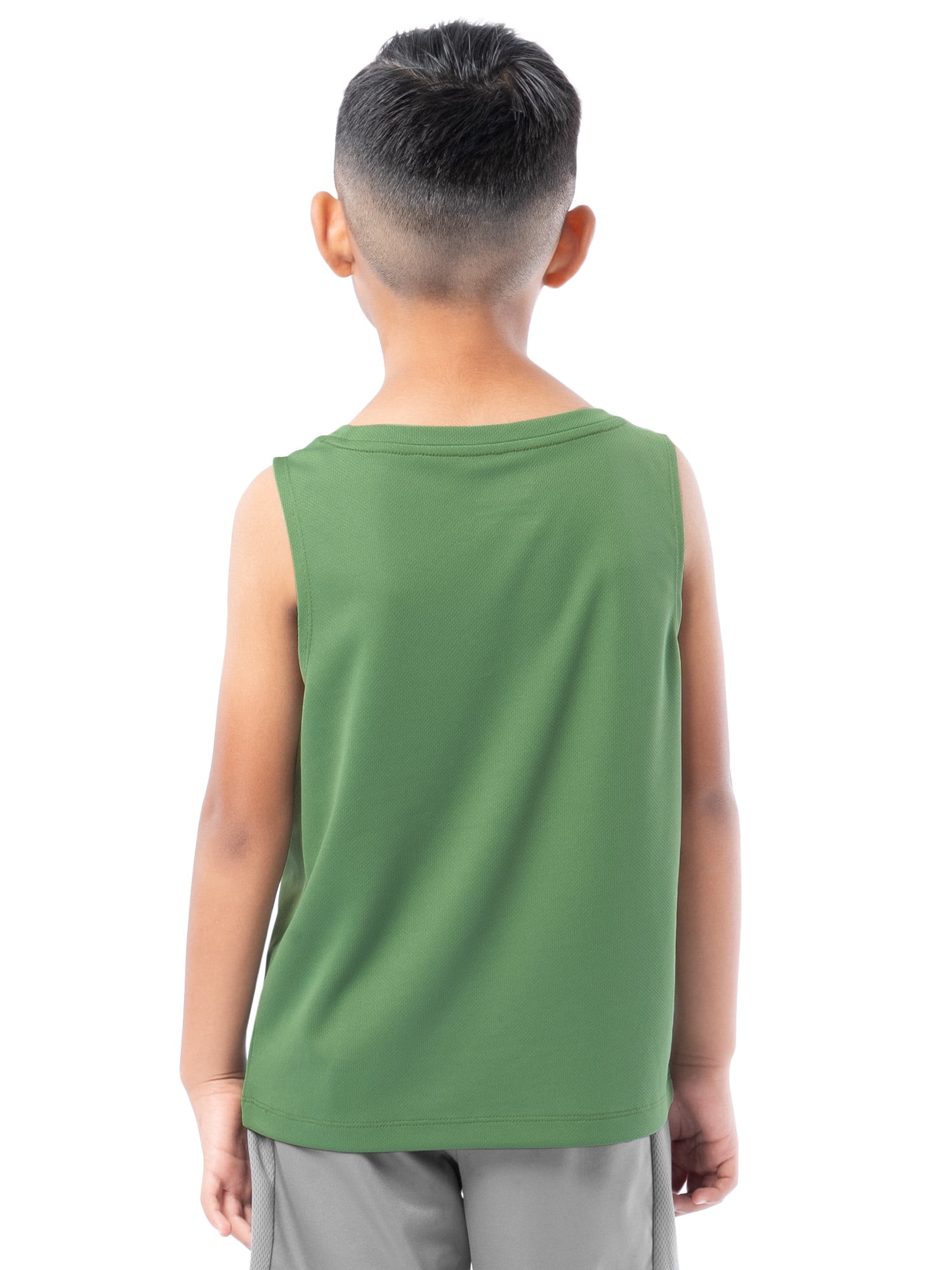 Athletic Works Boys Core Active Muscle Tank Top, Sizes 4-18 & Husky