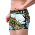 thumbnail image 2 of Sikiie i like big Bass & i cannot lie Print Men's Boxer Briefs, Elastic Waistband Boxer Briefs Leggings-XX-Large, 2 of 5