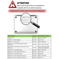 thumbnail image 2 of Hard Case Compatible with MacBook Air 13 inch Case 2017 2016 2015 2014 2013 2012 2011 2010 Release Model A1466 A1369,, 2 of 5