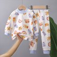 thumbnail image 2 of NOLDARES Baby Girl Clothes Long Sleeve Sweatshirt Pullover Tops + Joggers Pants Fall and Winter Outfit Set(Light Blue,6-12 M), 2 of 4