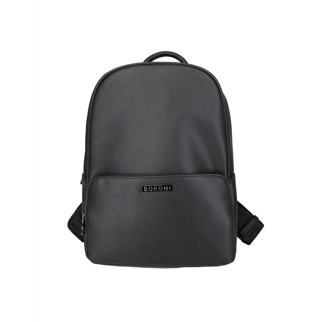 Mochila Backpack Boroni Color Negro Con Correas Ajustables