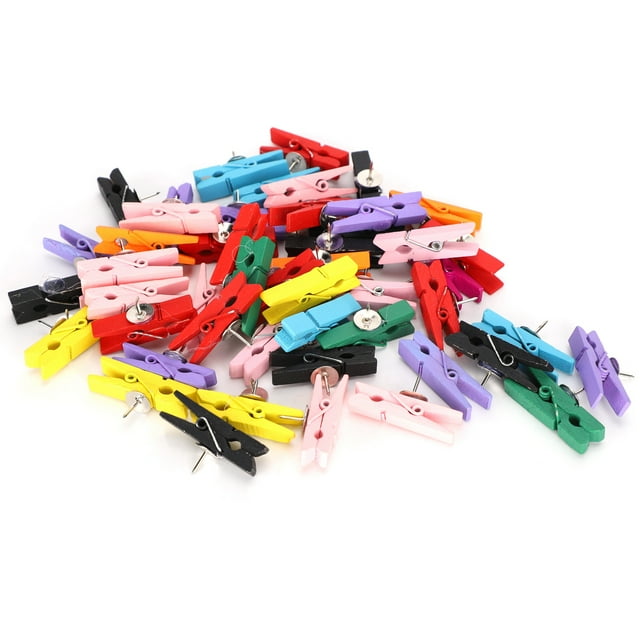 Clips de chinchetas, 100 Uds., Clips de chinchetas, Clips de madera, Clips de imagen, salida de alta intensidad Jadeshay A