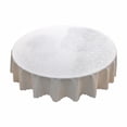 thumbnail image 1 of Table Cloth Rectangle Table Decoruhome Heavy Duty Vinyl Tablecloth Round Table Cloth Wipeable Floral Dining Table Cover Beige Polyester Antependium Clearance, 1 of 9