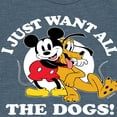 thumbnail image 3 of Mickey & Friends - Mickey Pluto Just Want All Dogs - Toddler And Youth Short Sleeve Graphic T-Shirt, 3 of 5