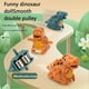 thumbnail image 2 of Electric Dinosaur Race Track Chasing Game Track Slide Toy Climb Stairs Dinosaur Toy Musical Lighting Educational Toys for Children Birthday Christmas, 2 of 5