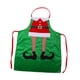 thumbnail image 4 of Delantal navideño, delantal de cocina con babero para adultos, delantal decorativo ajustable Verde, 4 of 9