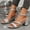 Silver, variant on Viluyesy Womens Heeled Sandals, Ankle Strap Summer New Style Open Toe Casual Dressy Shoes Beige