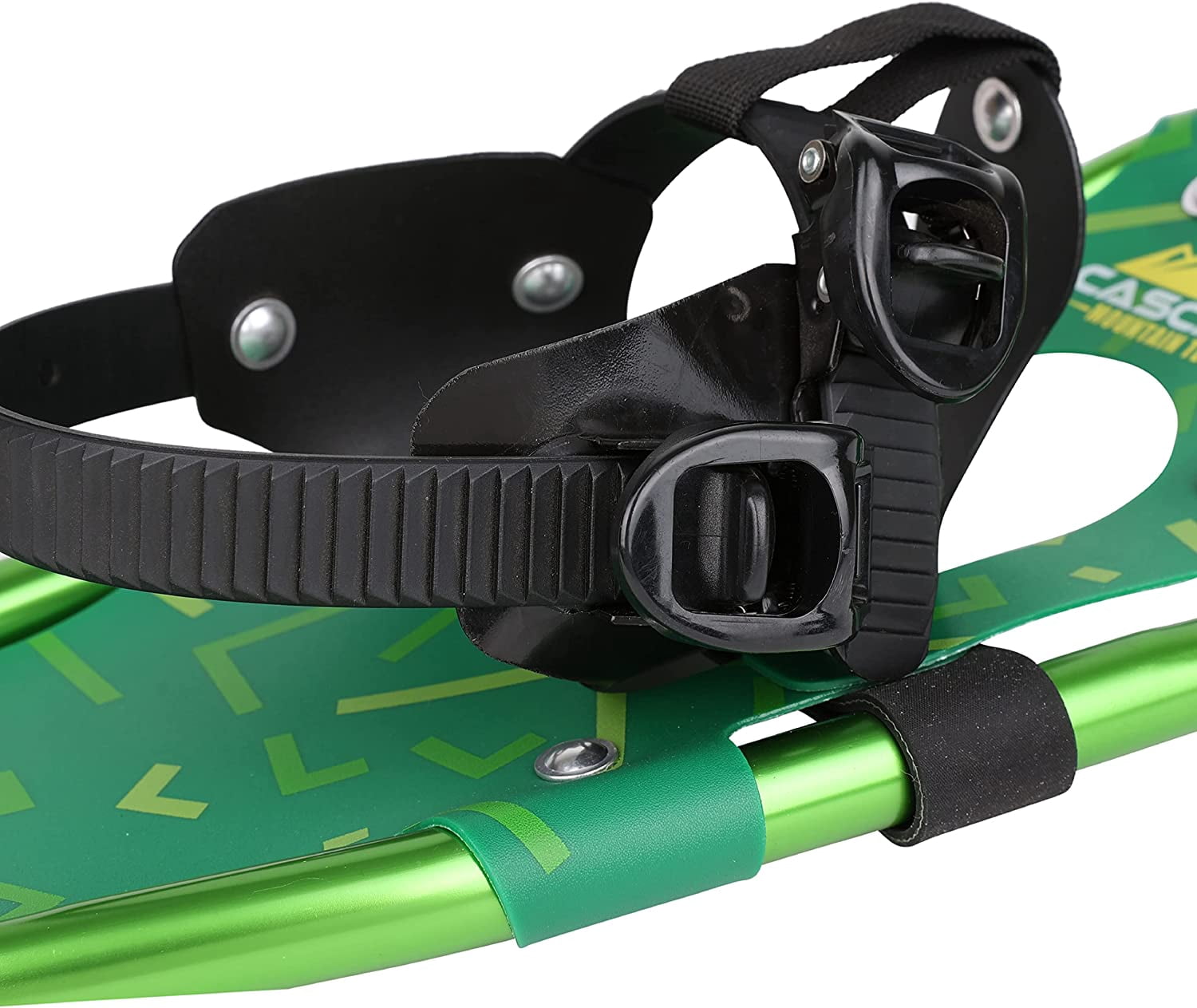 Cascade Mountain Tech Lightweight Aluminum Frame Kid's Snowshoes Size 14 with Ratchet Bindings