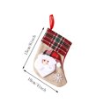thumbnail image 2 of Trovenix Christmas Mini Stocking Ornaments Holiday Sock Shaped Hanging Pendants For Xmas Tree Decor Winter Home Decoration, 2 of 7