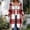 Red, variant on WIZUTIZ Women's Plaid Long Sleeve Zip Up Hooded Jacket Loose Fit Long Length Casual Coat Fall Winter Trendy Layering Outerwear with Pockets