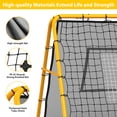 thumbnail image 4 of Adjustable Double-Sided Soccer Rebounder Net – Portable Training Equipment with Quick Setup – Durable Steel Frame – Ideal for Passing, Ball Control, and Backyard Practice – 120cm football rebound net, 4 of 6