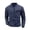 Navy, variant on lnmuld Men's Sweatshirts Striped Corduroy Pullover Zipper Sleeve Athletic Casual Shirt Quarter Zip Workout Top for Streetwear Fashion Size:S