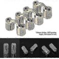 thumbnail image 3 of 4-Piece 16mm Brass Concealed Hinge Set, Barrel Furniture Hinge for Cabinet Door, 3 of 5