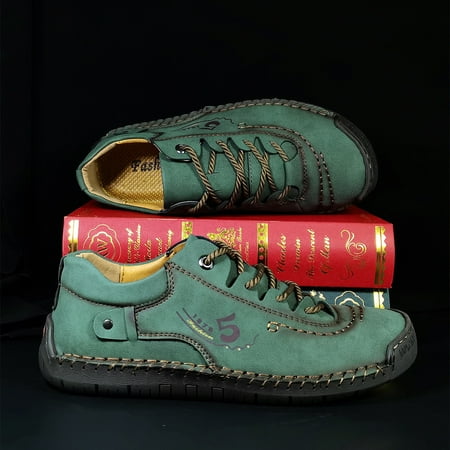 

Men‘s Handmade Stitching Casual Shoes Flats Outdoor Walking Sneakers