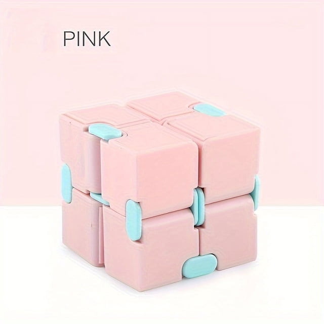 Macaroon Color Series Multicolored Cube Decompressing Toy, Infinite Magic Cube