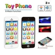 SUTENG Child's Interactive My First Own Cell Phone - Play to learn, touch screen with 8 functions and dazzling LED lights