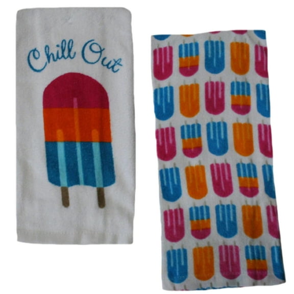 Popsicle "Chill Out" 2 Pack Kitchen Towels