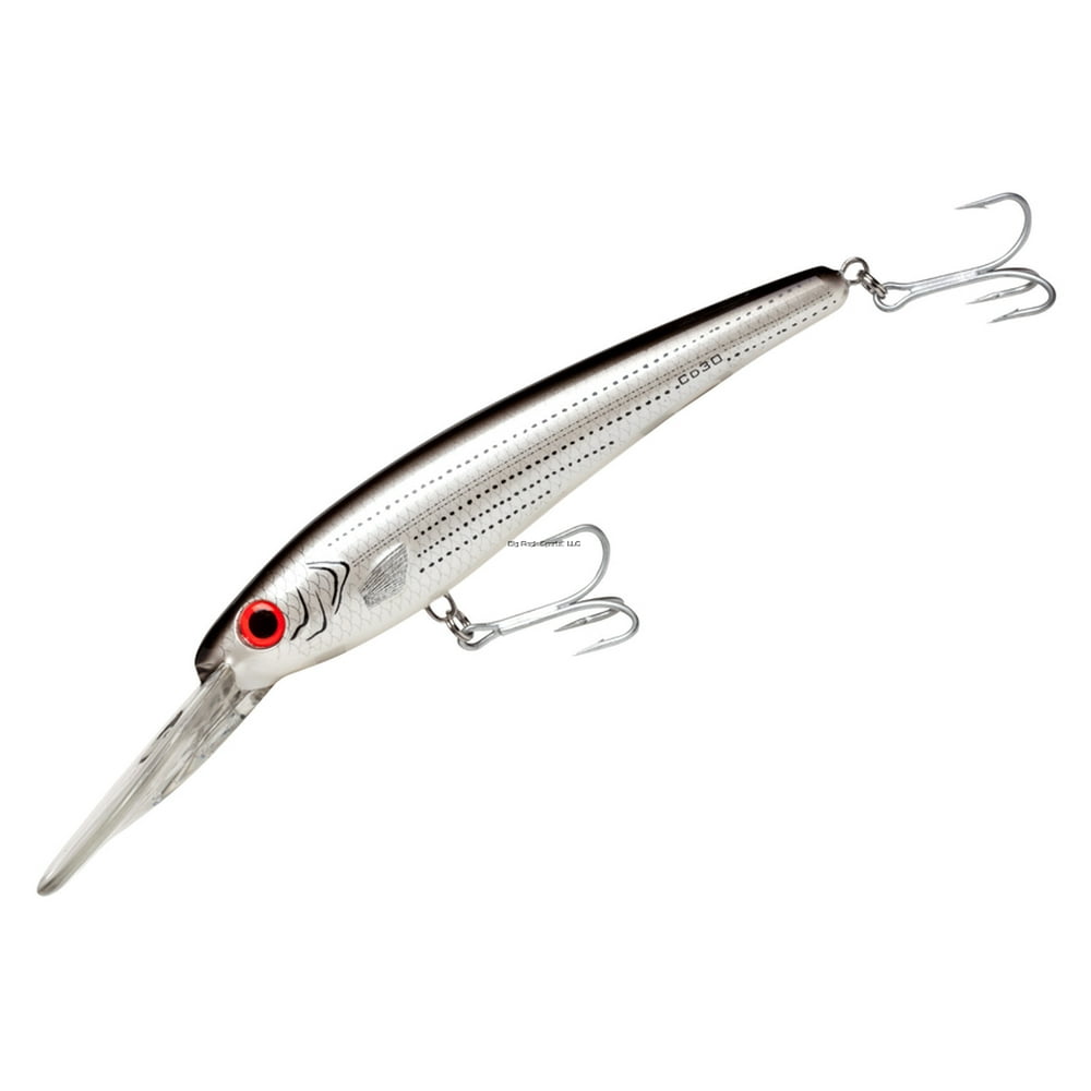 Bomber Saltwater Grade Certified Depth Trolling Plug, 8", Baby Striper - Walmart.com - Walmart.com