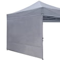 thumbnail image 1 of Pared lateral Canopy ABCCANOPY Instant de 10 x 10 pies, gris, impermeable, 1 of 7