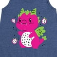 thumbnail image 3 of Instant Message - Dragonfruit - Toddler & Youth Girls A-line Dress, 3 of 6