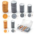 thumbnail image 2 of Juego de monedas estadounidenses falsas Tommyhome Pretend Play Toy de 300 piezas, 2 of 7