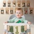 thumbnail image 5 of Baby First Birthday Party Decorations First Highchair Banner For Baby Boys Blue High Chair Banner Crown Cake Topper Baby Photo Banner 1st Birthday Photo Backdrop, 5 of 7