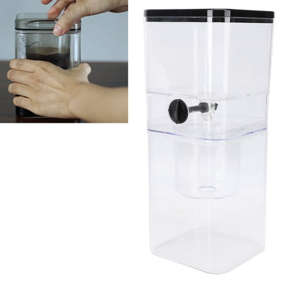 Drip Ice Drip Coffee Pot Speed Adjustable 400ml Portable Ice Drip Cold Brew Pot for Coffee Making
