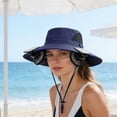 thumbnail image 6 of Solar Panel Powered Fan Built in Wide Brim Outdoor Fishing Hat USB Charging Men & Women Ultralight Sun Bucket Mission Cooling Cap, 6 of 6