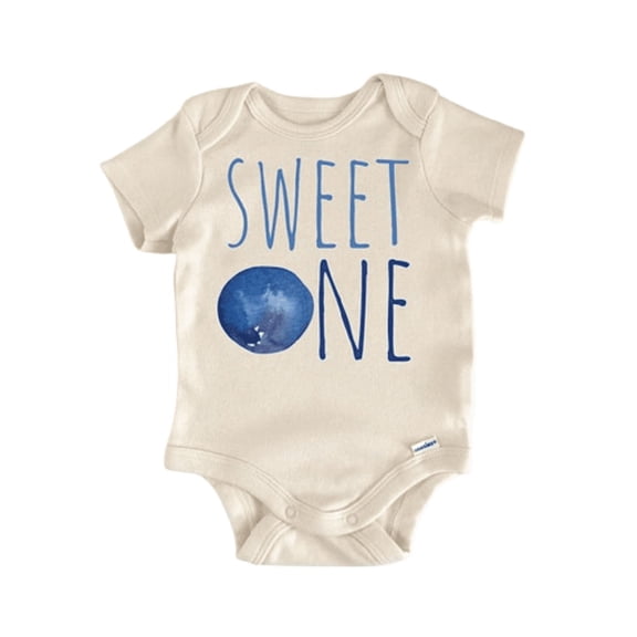 Sweet One Blueberry Newborn Baby Bodysuit