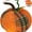 Orange, variant on Mini Knit Pumpkins, Halloween Decorations Indoor Pumpkin Decor, Orange Pumpkin Bowl Fillers Fall Tiered Tray Decor Set, Autumn Table Decorations for Halloween (Orange+White, 14cm/5.5inch)