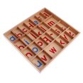 thumbnail image 1 of Montessori Wood Moveable con Caja Kindergarten Juguetes Actividad Pequeña de de de para de 3 a 12 . caja de madera CUTICAT juguetes de lenguaje, 1 of 3