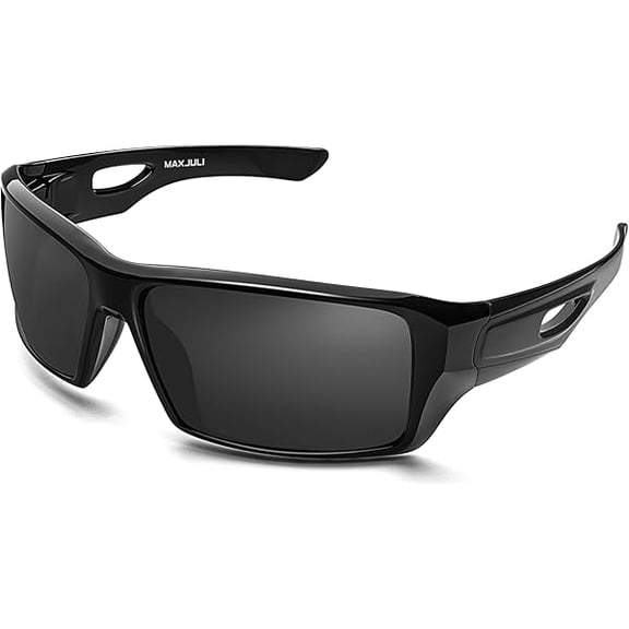 ZLCB Polarized Wrap Around Sports Sunglasses for Big Heads Men Women UV400 Protection Sun Glasses 8232