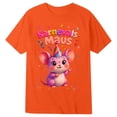 thumbnail image 4 of Girls' Cotton Short Sleeve T-Shirts Casual Graphic Tees Comfortable Tops for 3-7 Years, 4 of 4