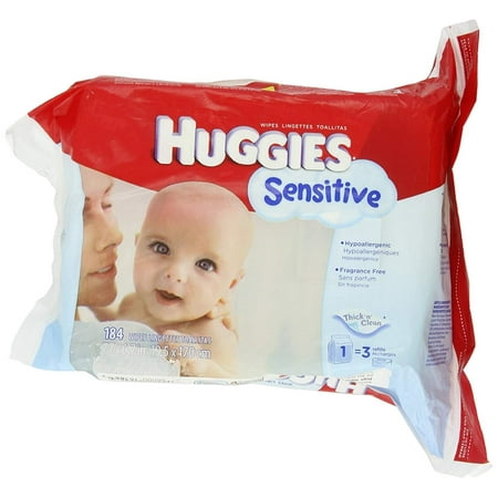 Huggies Sensitive Thick 'n' Clean Baby Wipes - 184 CT