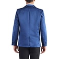 thumbnail image 3 of BLAZER PROM CHIC INSPIRADO para hombres, chaquetas deportivas de cuello pico de un solo botón para bodas de negocios, 3 of 6