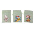 thumbnail image 4 of Bolsas De Dulces De Navidad, Bolsas De Regalo Pequeñas Y Livianas Diseño De Sellado A Granel Material De Grado Alimenticio Patrones Lindos Para Regalos Para Fiestas Navideñas ANGGREK Christmas Candies Bags, 4 of 8