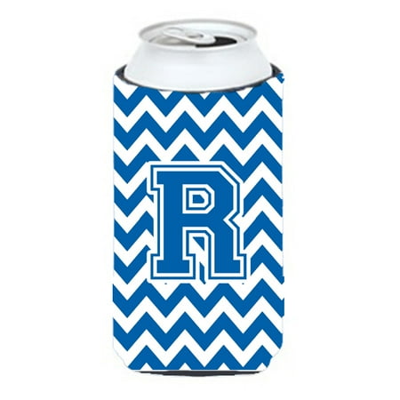 

Carolines Treasures CJ1056-RTBC Letter R Chevron Blue and White Tall Boy Beverage Insulator Hugger Tall Boy