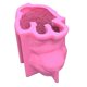 thumbnail image 1 of Molde para perro Yuxing Molde de silicona para velas en 3D color rosa, 1 of 5