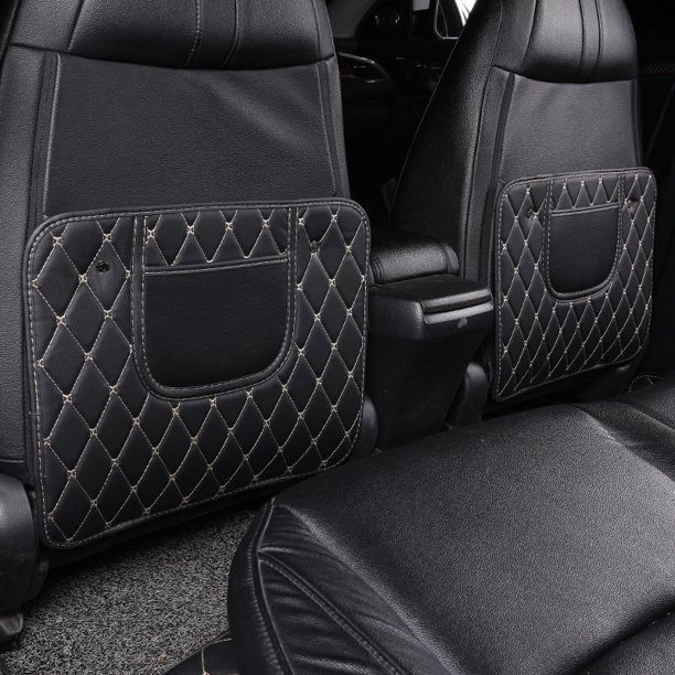 Almohadilla antigolpes para asiento trasero de coche, cubiertas protectoras antiarañazos para Interior de cuero, almohadillas protectoras para respaldo de asiento, accesorio impermeable LingWen 8390613753069