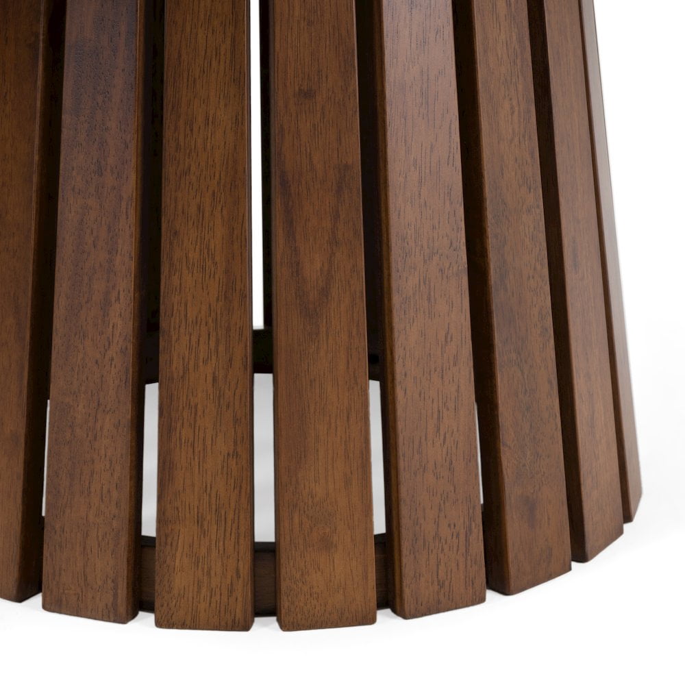 Modrest Truman - Mid-Century Modern Walnut Extendable Dining Table