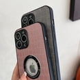 thumbnail image 3 of Cute Crocodile for iPhone 12 Pro Max Case, PU Leather Cases with Metal CD Design Clear Logo Window for Women Girls & Man Slim Soft Silicone TPU Shockproof Protective Cover(Grey), 3 of 12