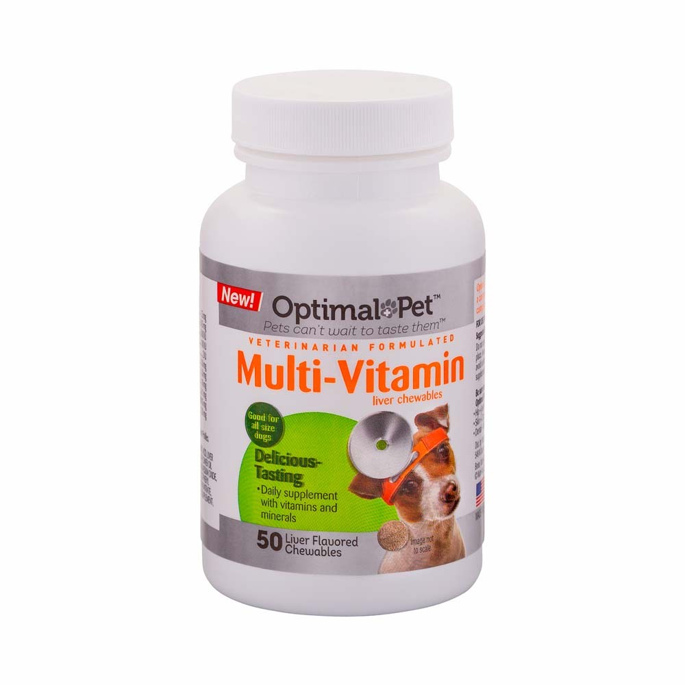 Optimal Pet 50 Count Dog Multi Vitamin Chewables (Pack of 1) Walmart