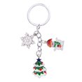 thumbnail image 1 of Llavero de Papá Noel de aleación para mujer, bolso, coche, llavero, 1 of 7