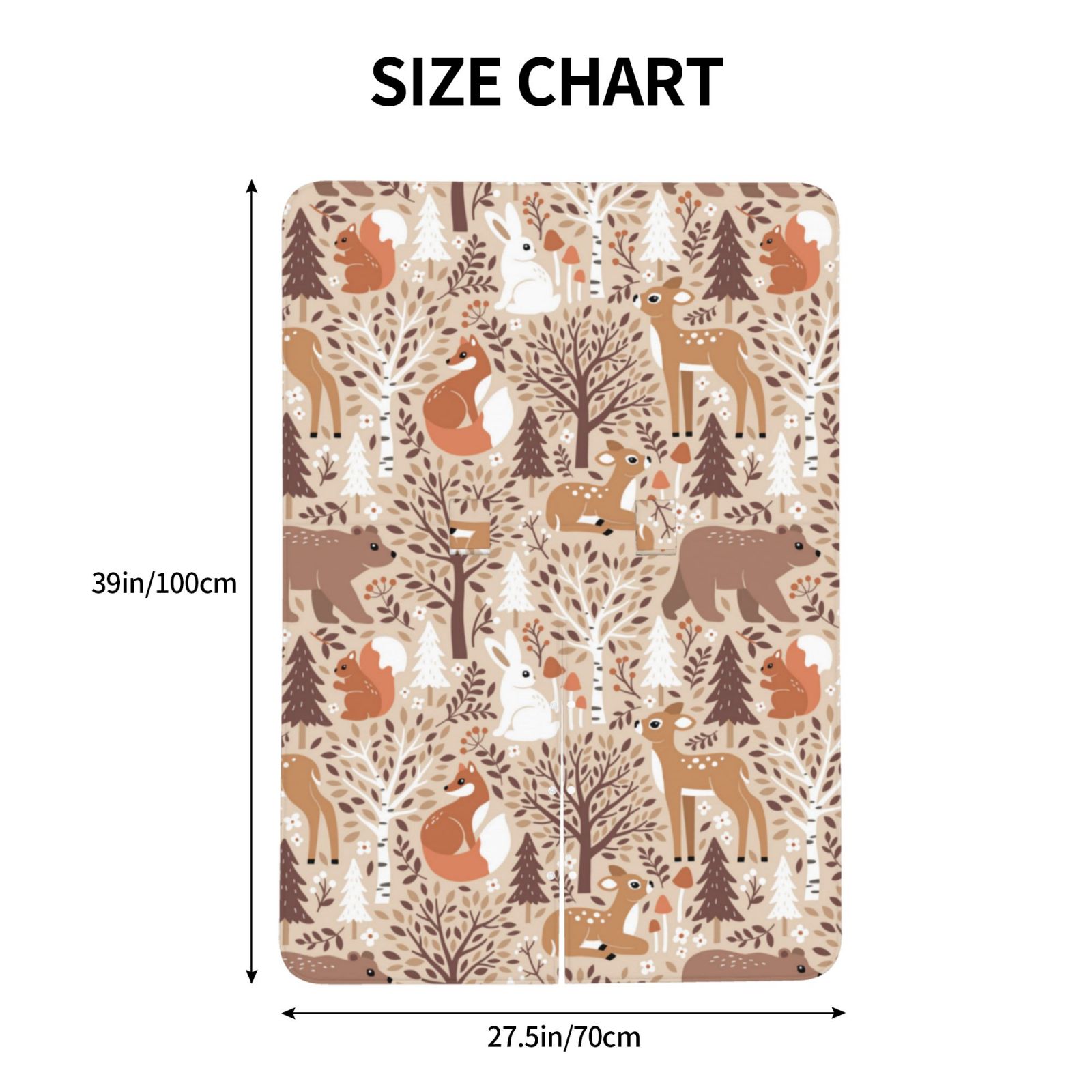 Car Seat Cover Baby - Woodland Animals in Neutral Tones Breathable Infant Car Seat Cover for Baby Carseat, Lightweight Comfort Baby Essentials Must Haves Newborn Stuff for Girl Boy