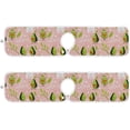 thumbnail image 2 of Coolnut Avocado Couple Love Sink Splash Guard for Faucet 2 Packs Faucet Absorbent Mats, Summer Fruit Cute Faucet Handle Drip Catcher Quickly Drying Mat for Kitchen Counter Bathroom, 14.9"x5.5", 2 of 7