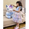 thumbnail image 3 of Arshiner Toddler Tutu Dress Girls Fluffy Summer Dresses Casual Black Funeral Tulle Dress, 3 of 6