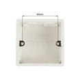 thumbnail image 3 of Unique Bargains Wall Switch Box Electrical Outlet Flush Mount 86 Type Single Gang White 3pcs, 3 of 3