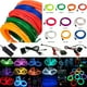 thumbnail image 2 of Cuerda de alambre neón que brilla EL, 1M-5M, 3V, funciona con pilas, 5V, USB, 12V, con adaptador, tira LED Flexible para coche, fiesta, baile, decoración de ambiente, 2 of 4