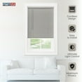 thumbnail image 6 of PowerSellerUSA Cordless Window Blinds, Privacy & Light Filtering 1" Slats Vinyl Mini Blind, Anti-UV Window Treatment, Fits Windows 18" - 72", Gray, 23" (Width) x 64" (Length), 6 of 9